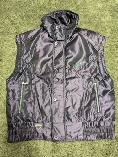 Vintage Medium Men's Spyder Vest w/ matching gloves Purple Teal