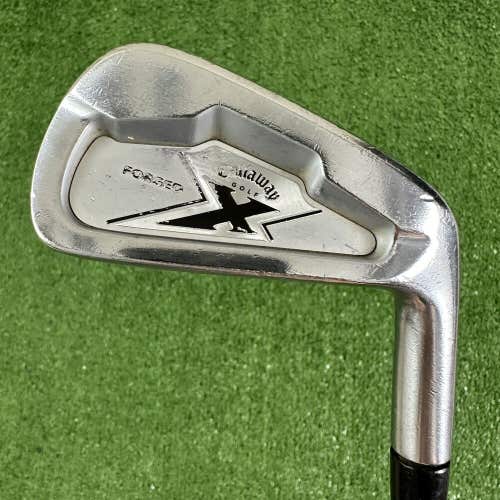 Callaway X Forged 2007 6 Iron Stiff Flex Golf Pride Tour Wrap Jumbo RH +1” Long