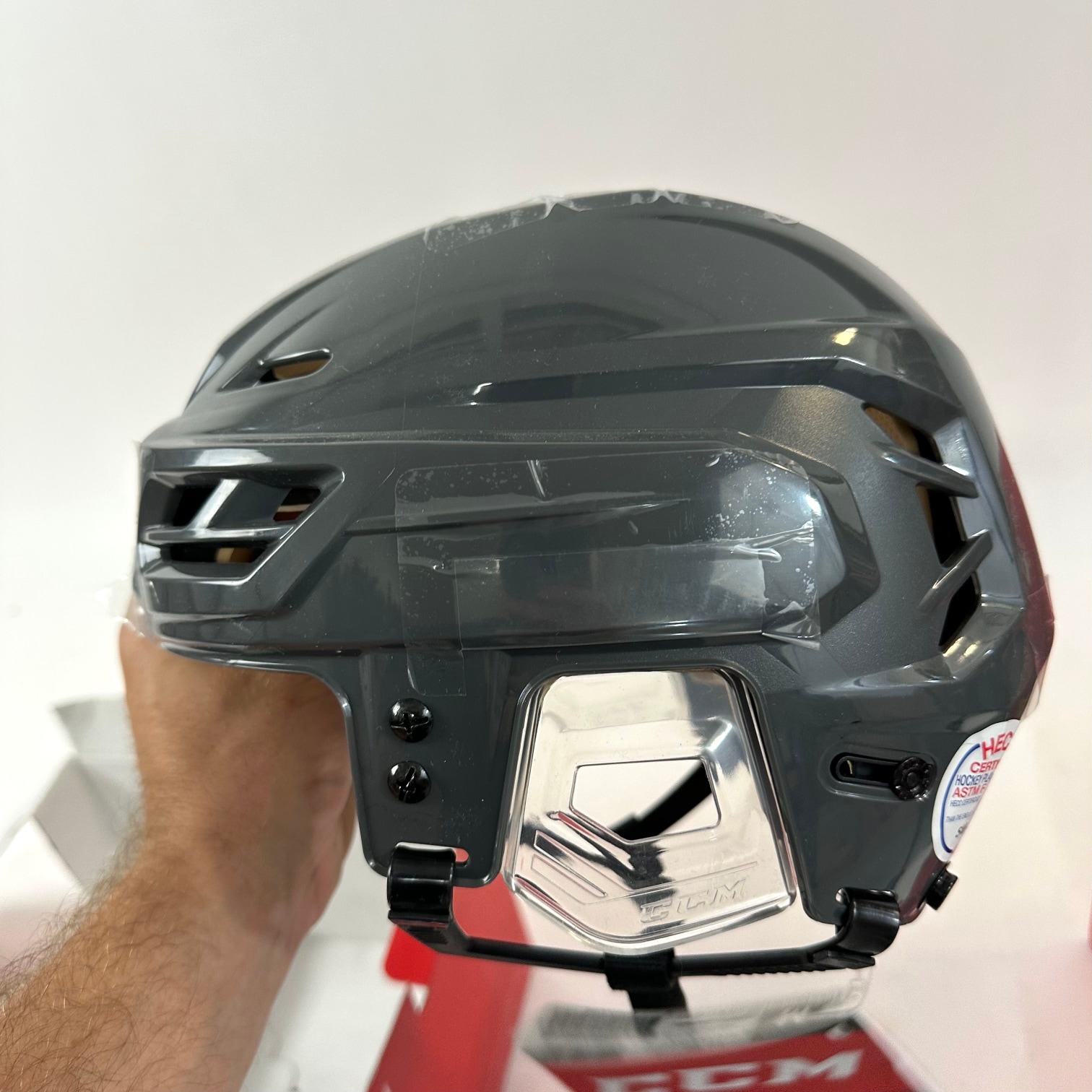 Brand New Vegas Grey CCM Tacks 110 Helmet | Multiple Sizes | Vegas Golden Knights
