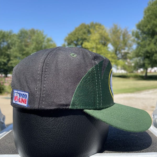 Vintage Logo Athletic Green Bay Packers Shark Tooth Twill Snapback Hat  EXCELLENT | SidelineSwap