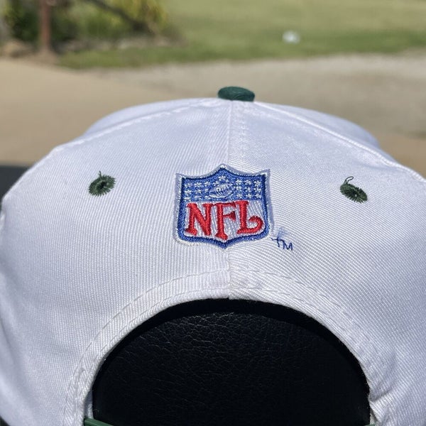 Vintage White NFL Shield Logo Football New Era Snapback Hat Cap Cotton