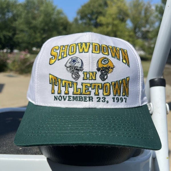 Vintage Green Bay Packers Dallas Cowboys Hat Cap Snapback Showdown in  Titletown