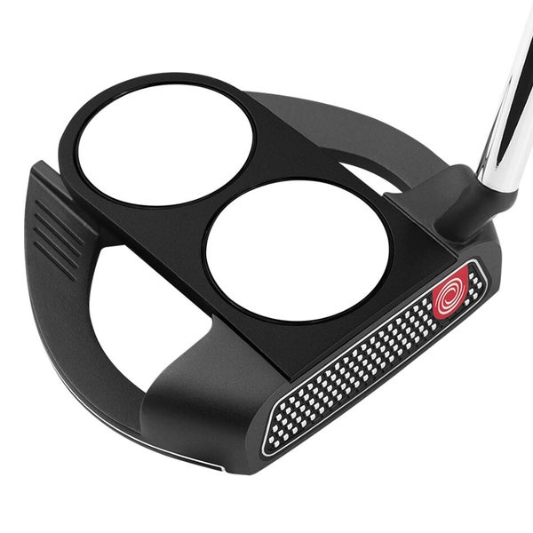 ODYSSEY O-WORKS BLACK 2-BALL FANG SLANT PUTTER 35 IN ODYSSEY STEEL CHROME