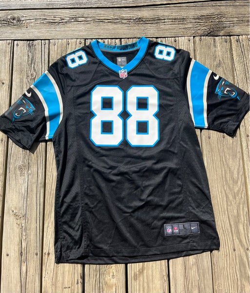 Men's Nike Black Carolina Panthers Custom Game Jersey