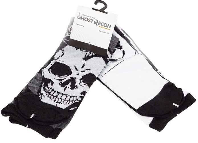 2 PC Tom Clancys Ghost Recon Wildlands Socks - Size 6-12 Ubisoft 2017 - Style 1