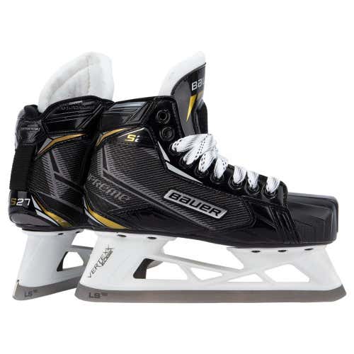 New Junior Bauer Supreme S27 Hockey Goalie Skates Size 5.0D