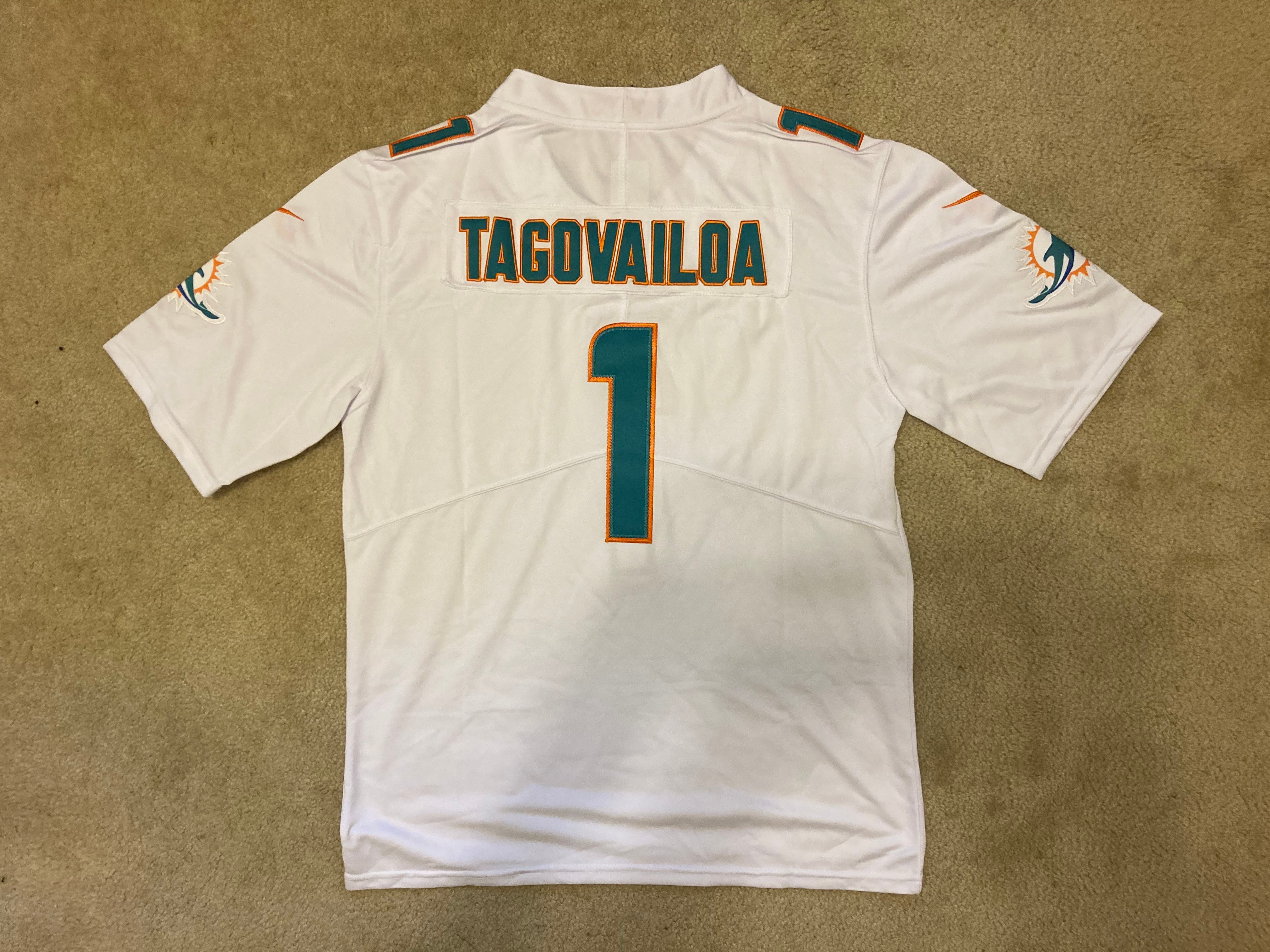 NEW - Men's Stitched Nike NFL Jersey - Tua Tagovailoa - Dolphins - S-3XL