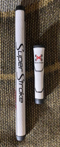 LIKE NEW SUPER STROKE TRAXION TOUR 1.0 2 PIECE PUTTER GRIP - EUC