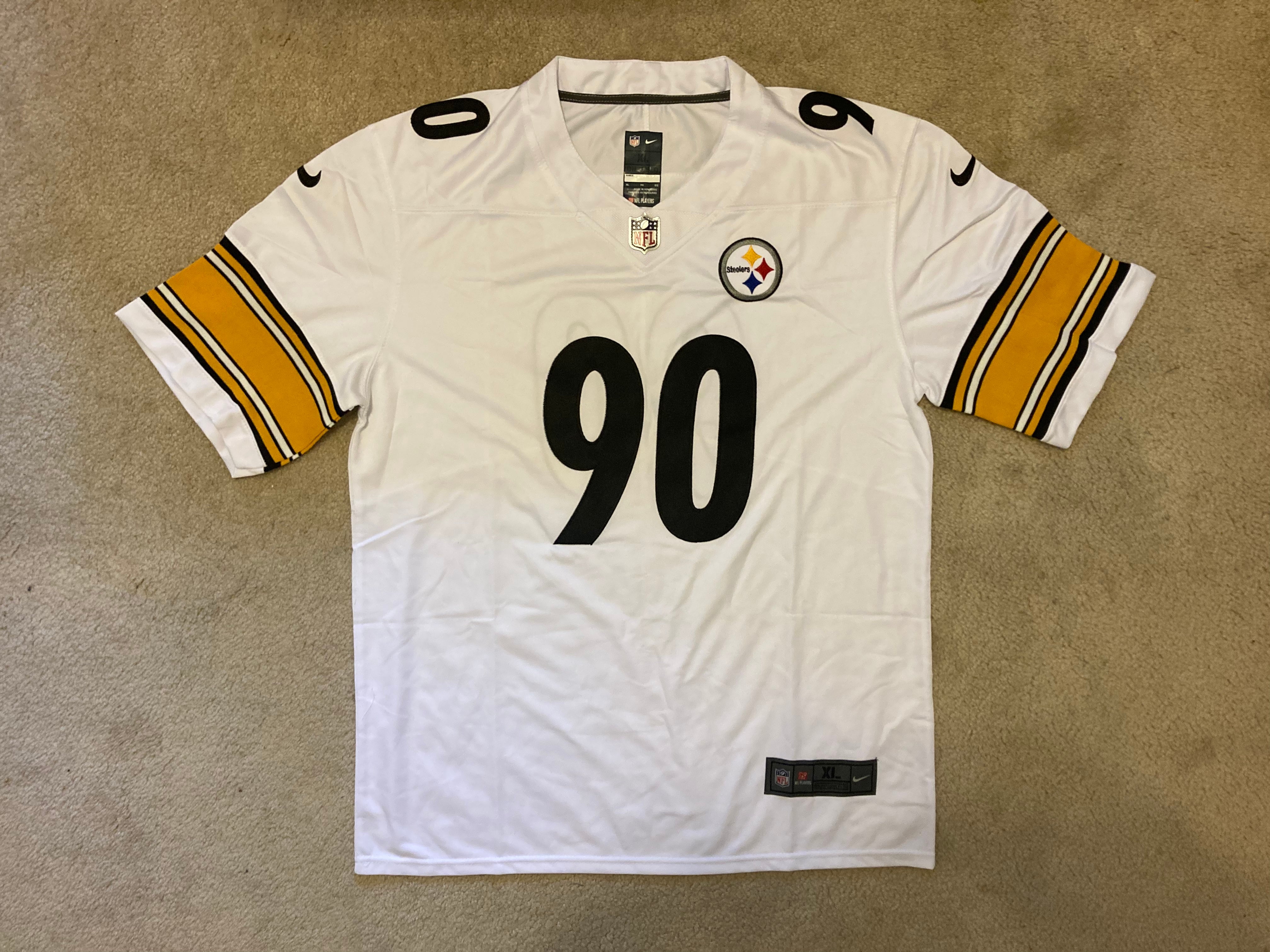 NEW - Men's Stitched Nike NFL Jersey - TJ Watt - Steelers - XL