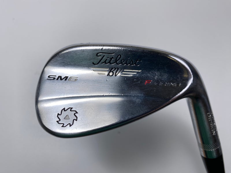 Titleist Vokey SM6 Tour Chrome 50* 8 F-Grind TT AMT Tour White