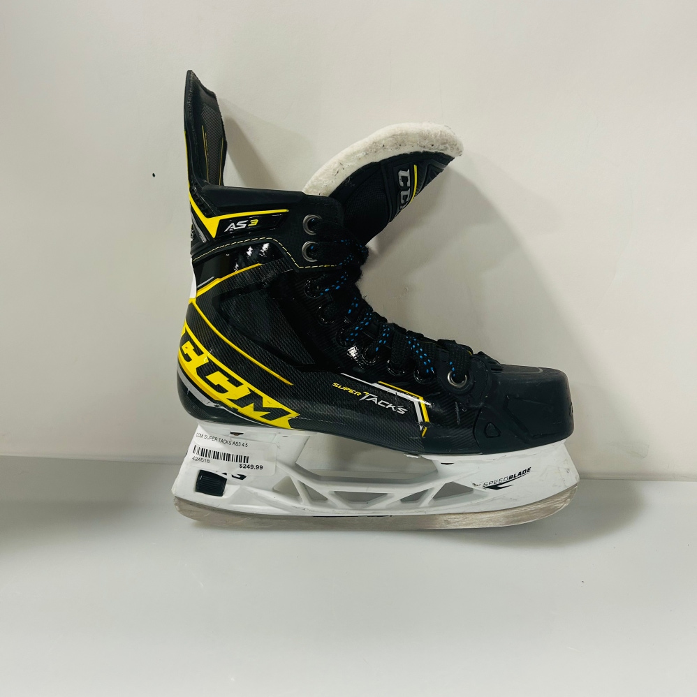 Used CCM Extra Wide Width Size 4.5 Super Tacks AS3 Hockey Skates