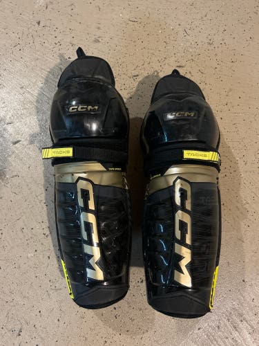 Lightly Used Ccm ASV Pro Shin Guards (size 13 Junior)