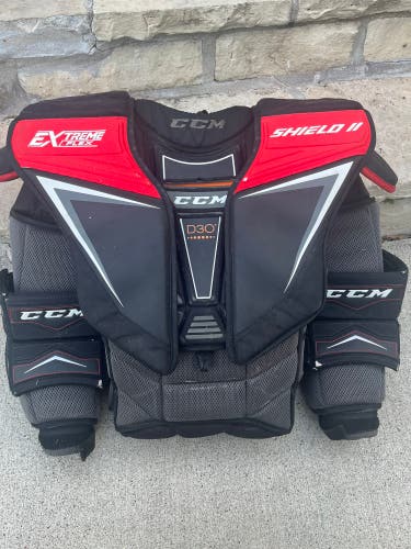 Used Large CCM Extreme Flex Shield II Goalie Chest Protector
