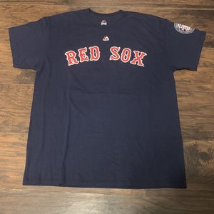 New W/O Tags Majestic Boston Red Sox Team T Shirt #12 Sz. L