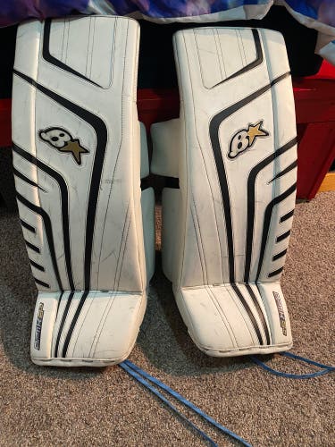 Used 31+1” Brian's Optik 9.0 Goalie Leg Pads