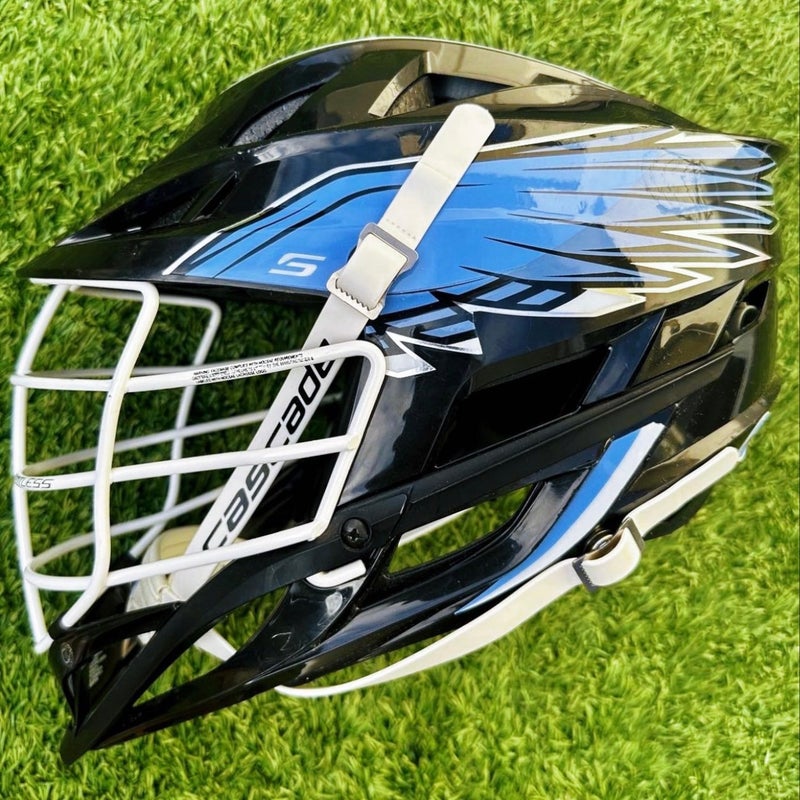 *GAME WORN* 2018 Johns Hopkins Cascade S Helmet