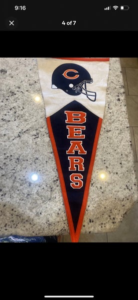 Chicago Bears NFL decorative pennant Wool