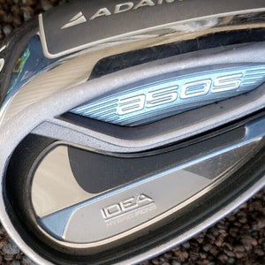 SET 2 ADAMS GOLF A50S LADIES IDEA HYBRID IRON GOLF CLUBS 9 & SW  EXCELLENT