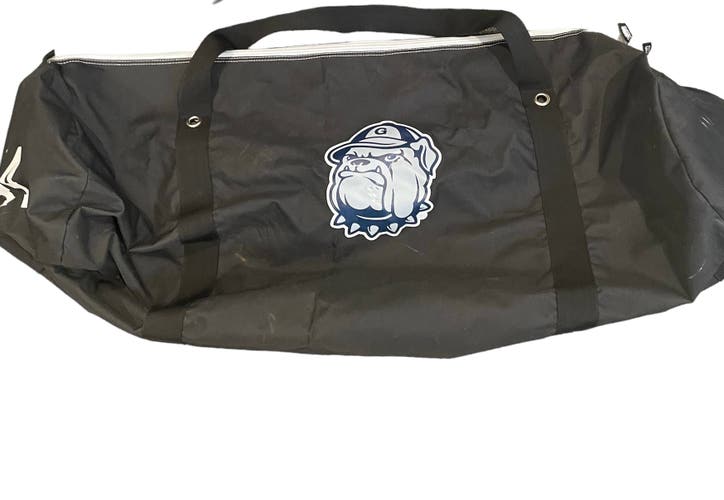 Georgetown Lacrosse Team Issued Used Player #44 Gear Bag Black