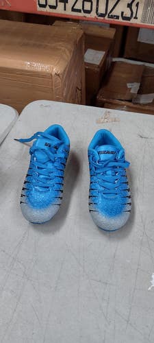 Vizari Kids Bolt FG Outdoor Firm Ground Soccer Shoes | Blue/Black/Silver Size 5.5 | VZSE93366J-5.5