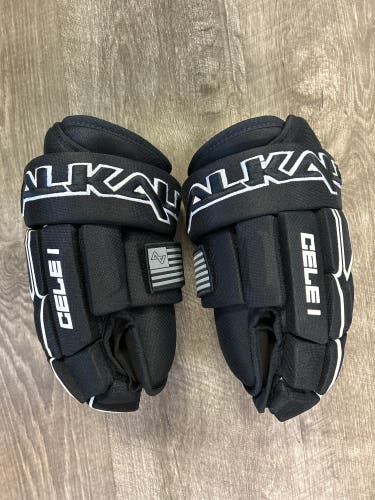 New Black Alkali 13" Hockey Gloves Cele 1