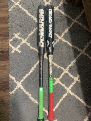 Used 2012 DeMarini (-3) 13 oz 33" Voodoo Bat
