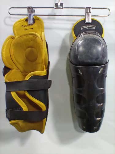 Used Easton 10" Ice Hockey Shin Guards