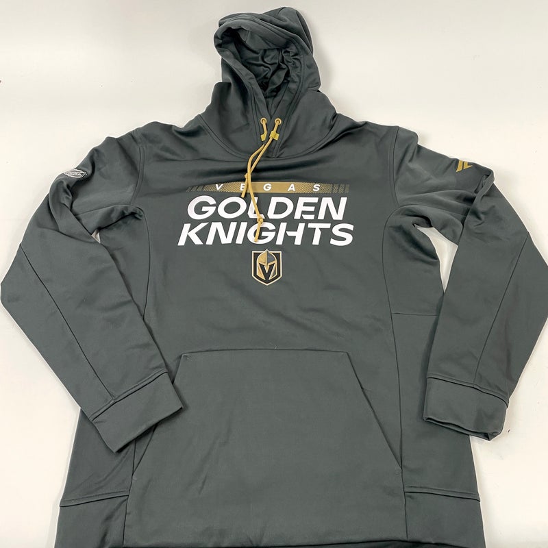 Brand New Light Grey Adidas Team Issued Hoodie, Vegas Golden Knights, Senior Medium