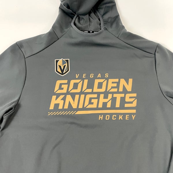 Brand New Light Grey Adidas Team Issued Hoodie, Vegas Golden Knights, Senior Medium