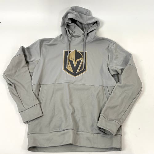 Brand New Light Grey Adidas Team Issued Hoodie | Vegas Golden Knights | Senior Medium