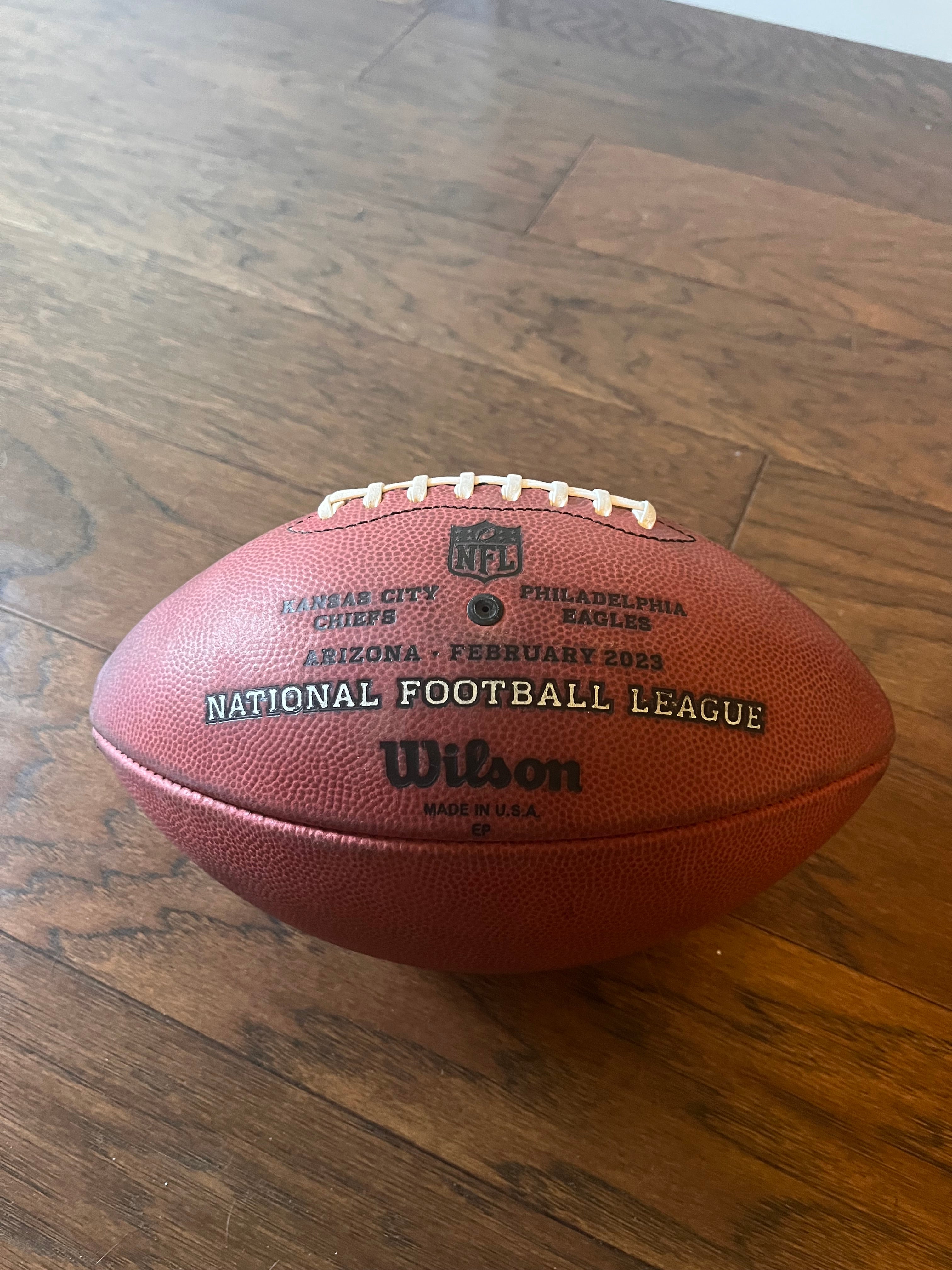 Used Wilson The Duke Official Nfl Game Leather Football - Near New  Condition | SidelineSwap