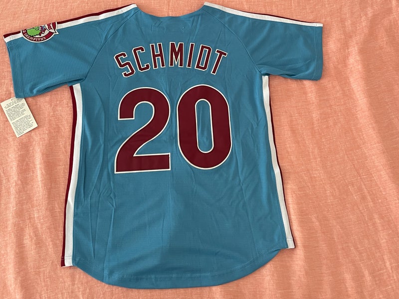 Mike Schmidt Autographed Mitchell & Ness Phillies Jersey - Maroon