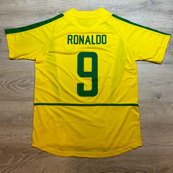 BRAZIL WORLD CUP 2002 HOME RETRO FOOTBALL SHIRT - My Retro Jersey