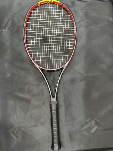 Wilson Pro Staff ROK Tennis Racquet - Red/black