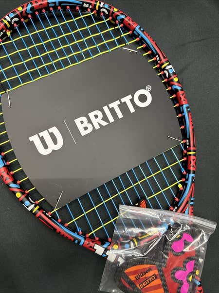 Wilson PRO STAFF 97 V13 BRITTO HEARTS TENNIS RACKET Size 4 (4 3/8