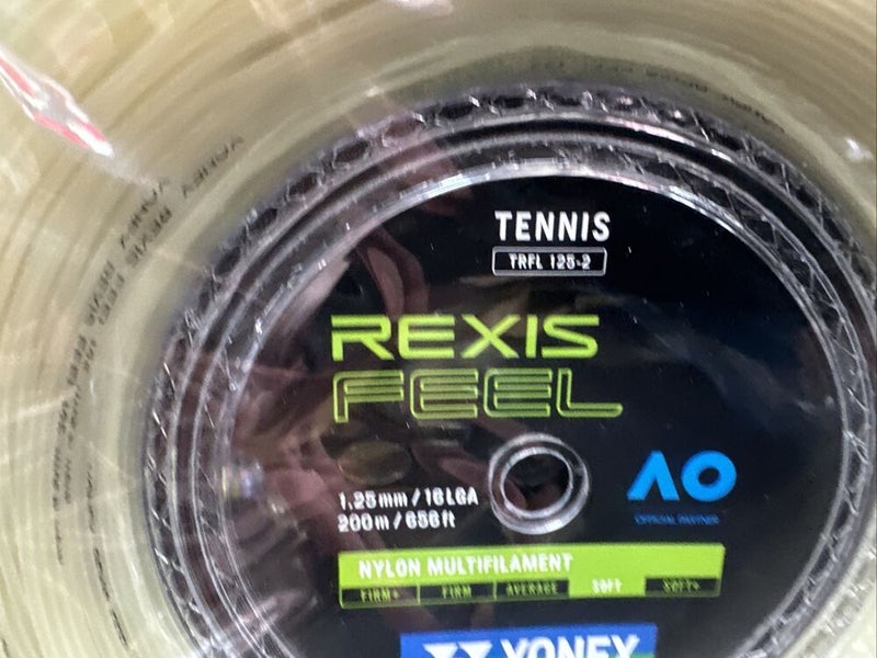 Yonex Rexis Feel Tennis String Reel 16L 125mm 200m 656ft. white/natural