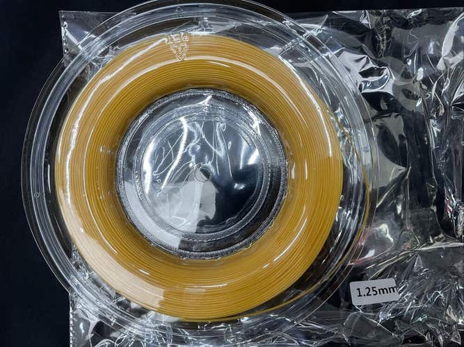 Polyester Tennis String TSB-Z1 Natural Orange 1.25mm 660 FT.