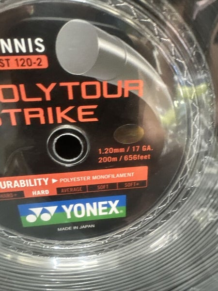 YONEX Poly Tour Strike Tennis String Black