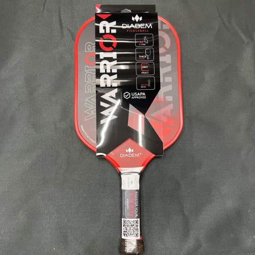 Diadem Warrior (red) Pickleball Paddle - Authorized Dealer with Warranty