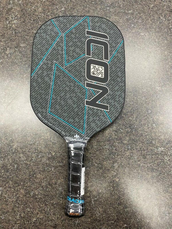Diadem Icon Mid Weight Pickle Ball Paddle - Black