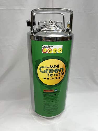 ReBounces The Mini Green Tennis Machine - 60 Ball Re-Pressurizer