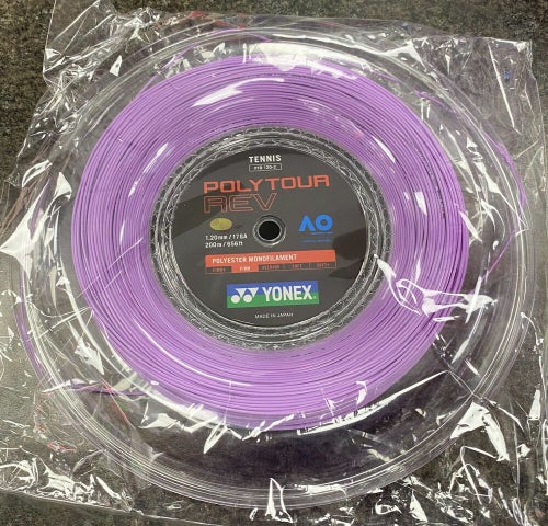 Yonex Polytour Rev 1.20mm / 17 GA - Purple / Firm