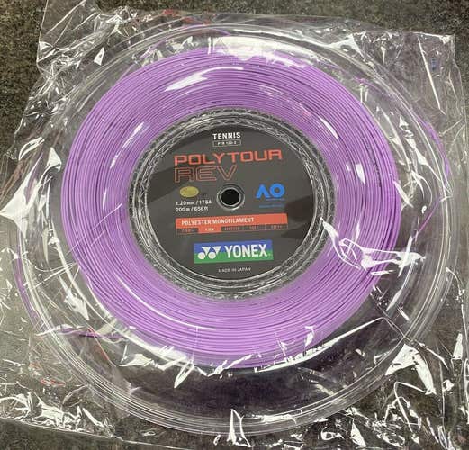 Yonex Polytour Rev 1.20mm / 17 GA - Purple / Firm