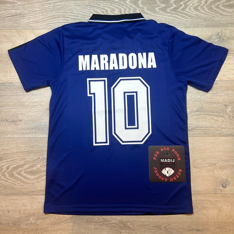 Argentina Away Maradona Retro Jersey 1994