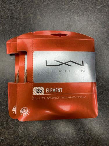 *3 Pack* Luxilon 125 Element 17g - Brown