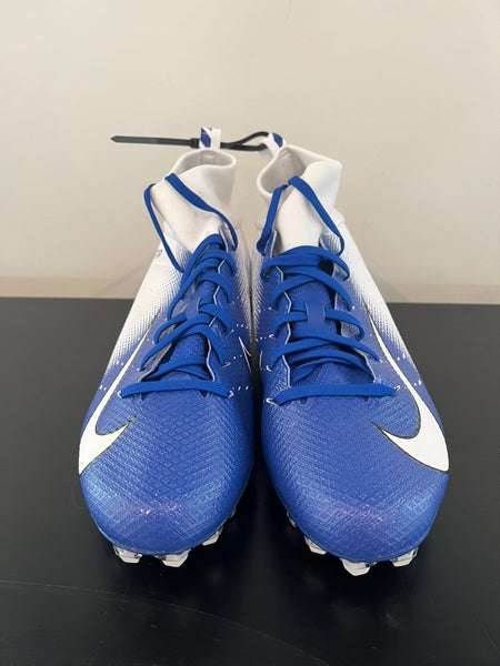 Nike Vapor Untouchable Pro 3 Blue White Football Cleats AO3021-145