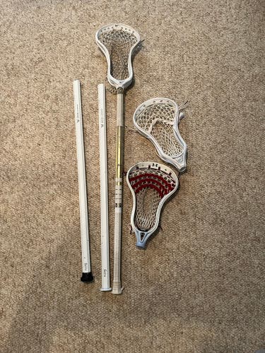 Three shafts and three heads