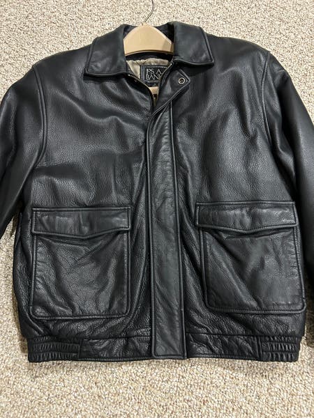JoS A Bank Leather Jacket (size M) | SidelineSwap | Buy and Sell