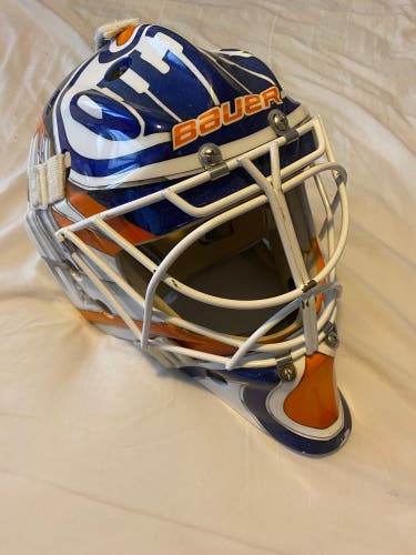 Bauer 961 / 960 Pro goalie mask Oilers