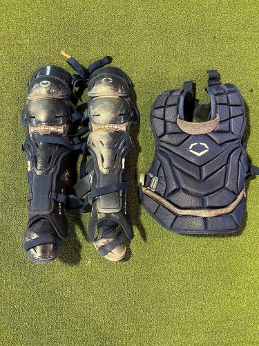 Navy Blue EvoShield Adult Catcher’s Gear